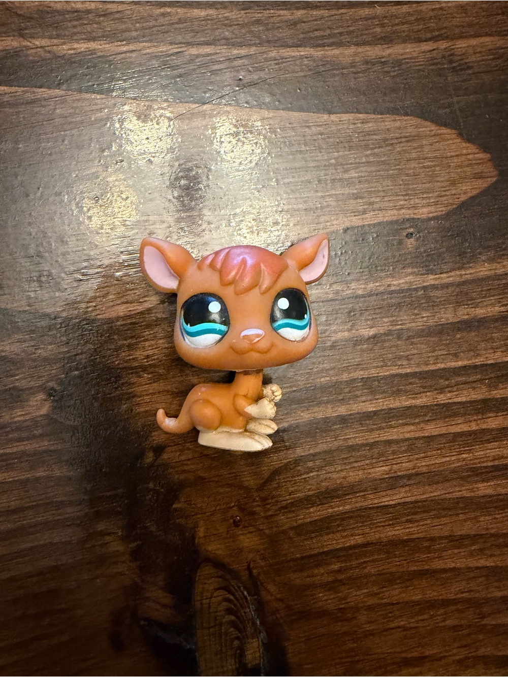 Hasbro LPS Kangaroo#1111 Authentic Littlest Pet Shop Teal Dot Eyes